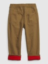 GAP Baby zateplené džínsy slim GAP