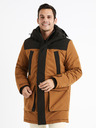 Celio Hnedá bunda parka Celio Cubicol