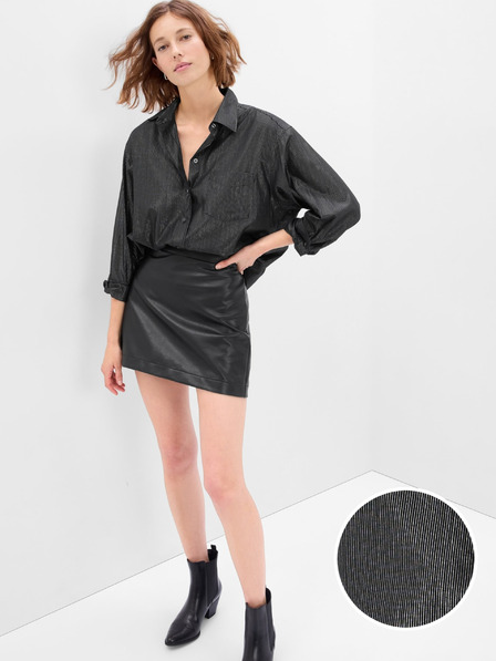 GAP Košeľa s metalickou niťou oversize GAP