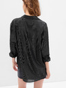 GAP Košeľa s metalickou niťou oversize GAP