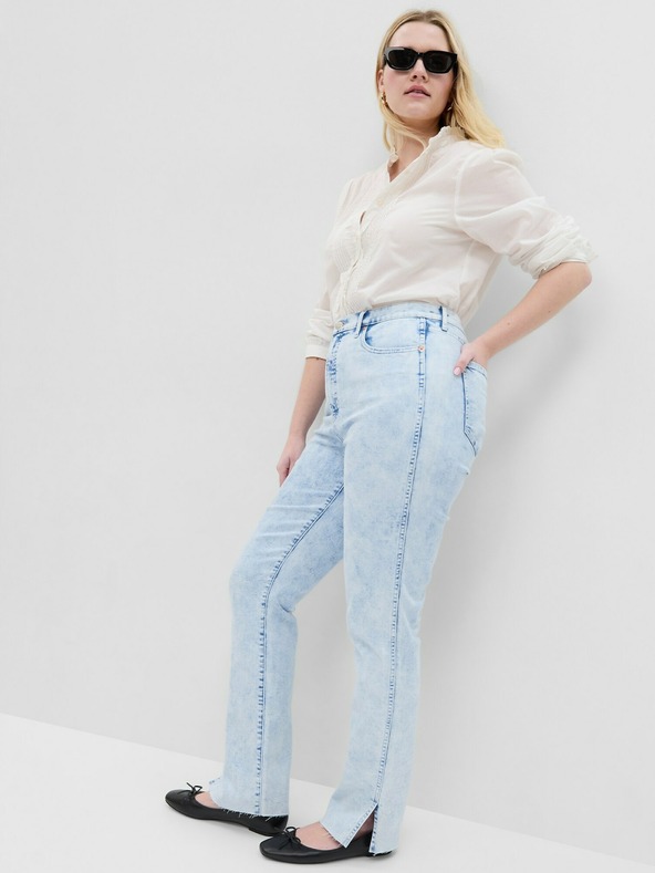 GAP Džínsy High Rise Slim Vintage Split-Hem GAP
