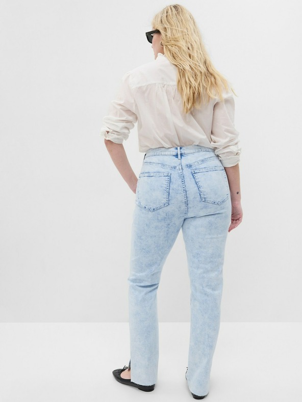 GAP Džínsy High Rise Slim Vintage Split-Hem GAP