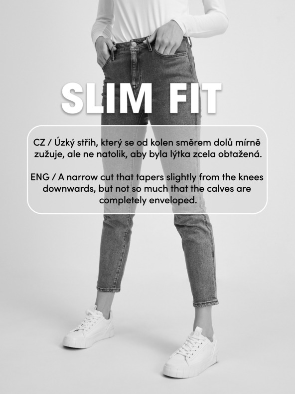 GAP Džínsy High Rise Slim Vintage Split-Hem GAP