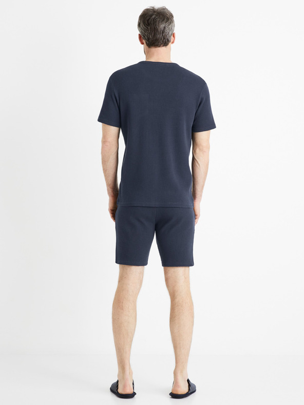 Celio Tmavomodré pánske pyžamo Celio Digaufre