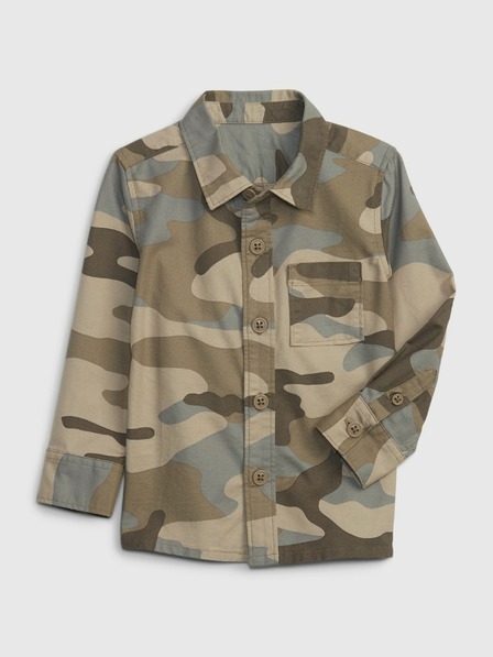 GAP Baby košeľa s army vzorom GAP