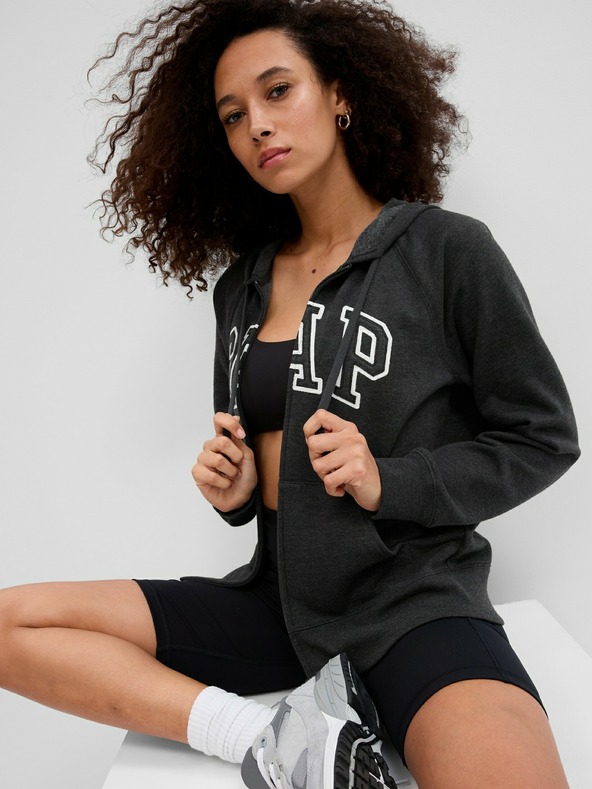 GAP Mikina na zips s logom GAP