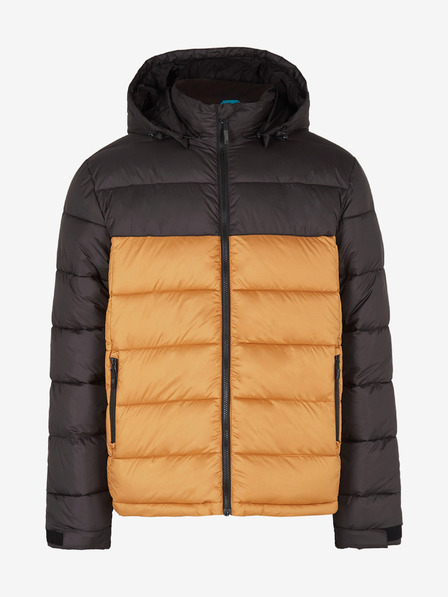 O'Neill Oranžovo-čierna pánska bunda O'Neill O'RIGINALS PUFFER JACKET