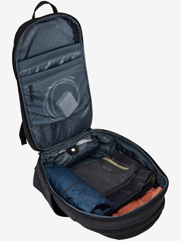 Thule Čierny cestovný batoh Thule Aion 28 l