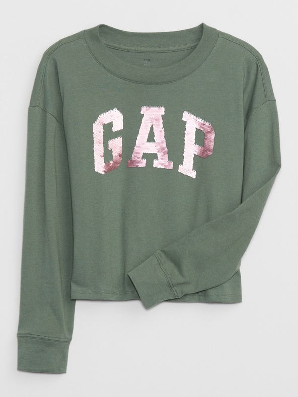 GAP Detské tričko s metalickým logom GAP