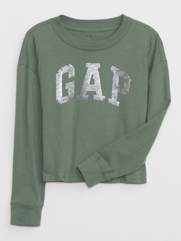 GAP Detské tričko s metalickým logom GAP
