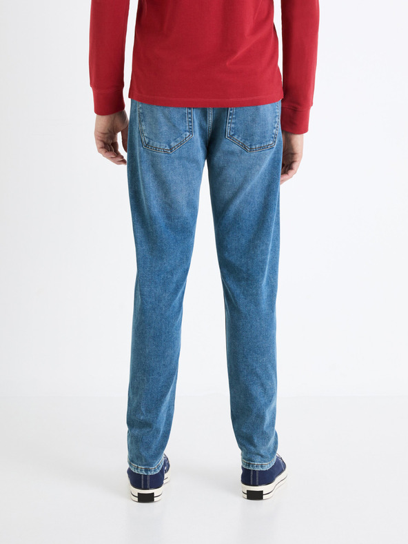 Celio Svetlomodré pánske slim fit džínsy Celio Foactive
