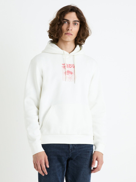 Celio Krémová pánska mikina Celio Fejabowl