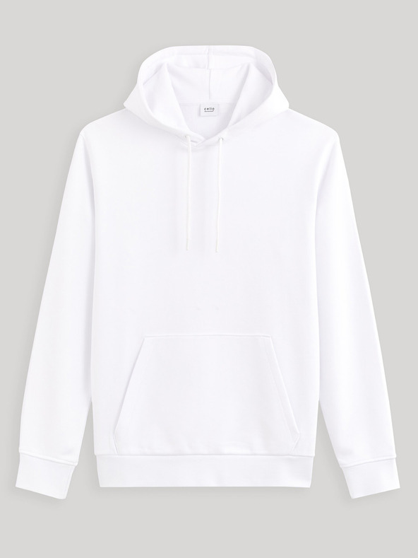 Celio Biela pánska mikina Celio Fesix
