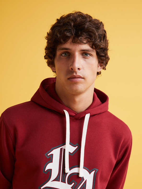 Celio Červená pánska mikina Celio Fecago