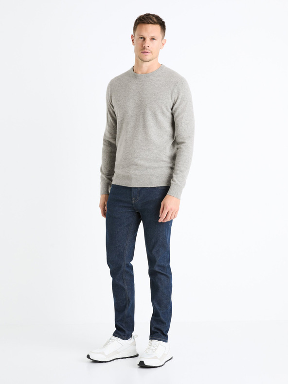 Celio Tmavomodré pánske slim fit džínsy Celio Fotaper