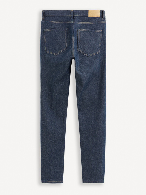 Celio Tmavomodré pánske slim fit džínsy Celio Fotaper