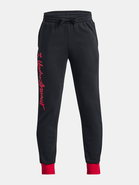 Under Armour Chlapčenské teplaky Under Armour UA Rival Fleece Script Jgrs