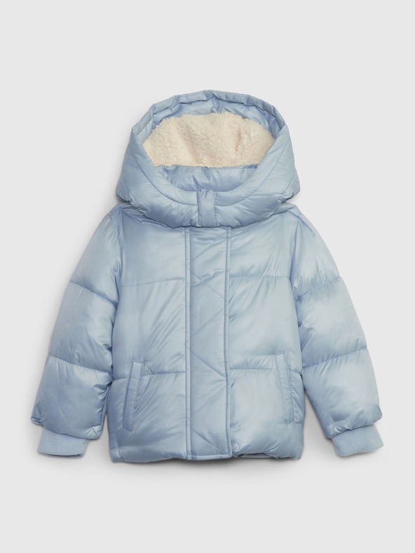 GAP Baby prešívaná bunda s kapucňou GAP
