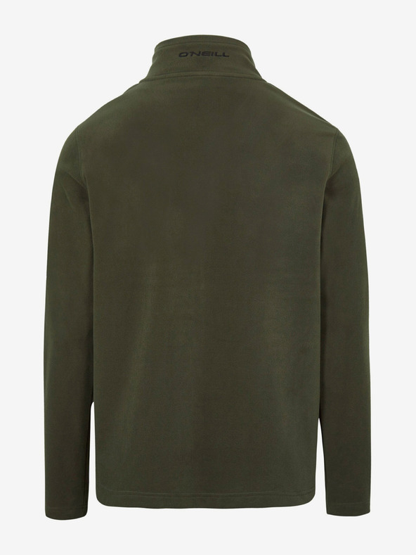 O'Neill Khaki pánska flísová mikina na zips so stojacím golierom O'Neill Jack's