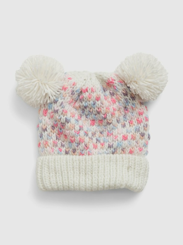 GAP Baby čiapka s brmbolcami GAP