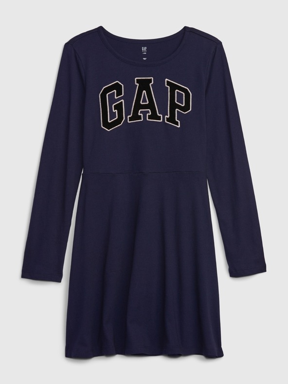 GAP Detské šaty s logom GAP