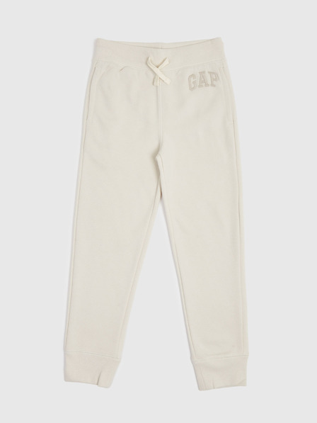 GAP Detské tepláky fleece s logom GAP