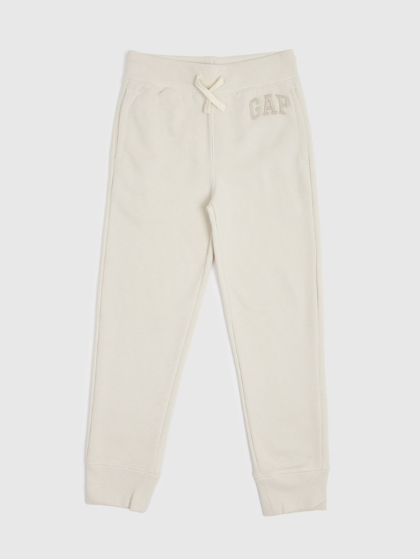 GAP Detské fleecové tepláky s logom GAP
