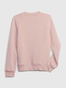 GAP Detská mikina s logom a fleece GAP