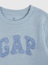 GAP Baby mikinové šaty s logom GAP