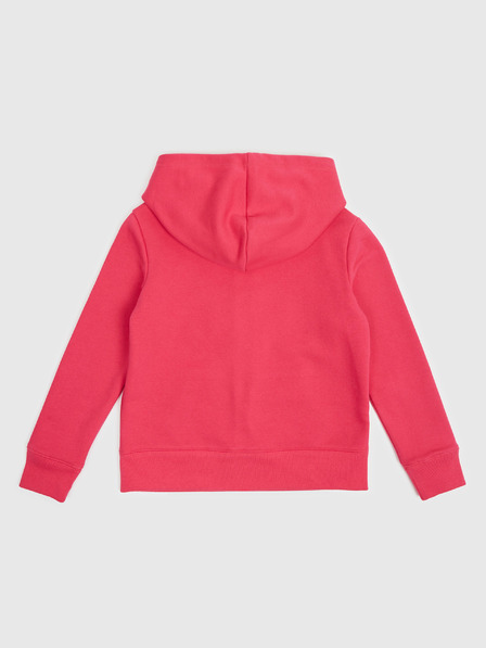 GAP Detská mikina s logom a fleece GAP