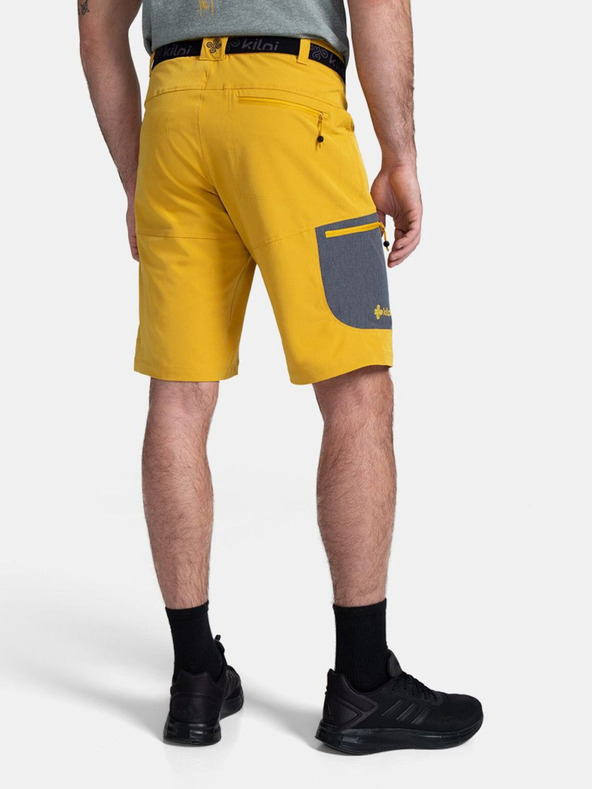 Kilpi Žlté pánske športové šortky Kilpi NAVIA