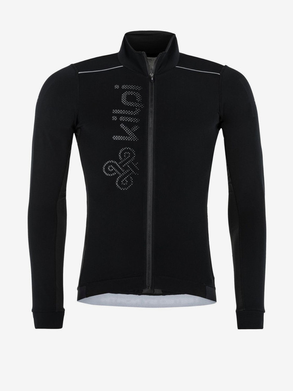 Kilpi Čierne pánske cyklistické tričko s dlhým rukávom Kilpi CAMPOS-M