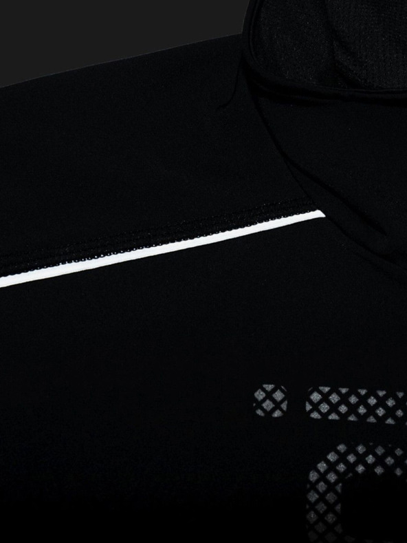 Kilpi Čierne pánske cyklistické tričko s dlhým rukávom Kilpi CAMPOS-M