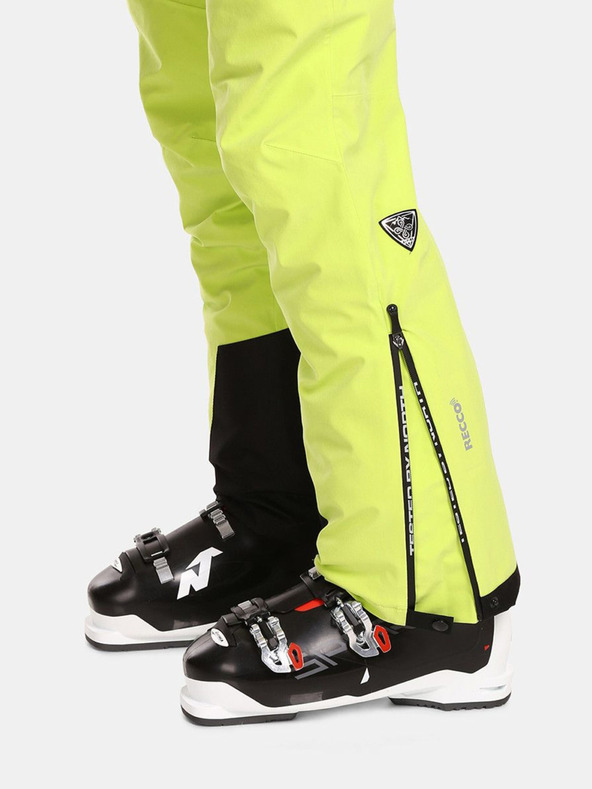 Kilpi Neónovo zelené pánske lyžiarske nohavice Kilpi RAVEL