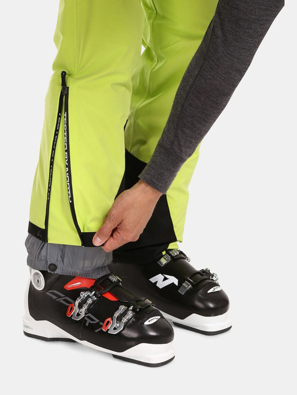 Kilpi Neónovo zelené pánske lyžiarske nohavice Kilpi RAVEL