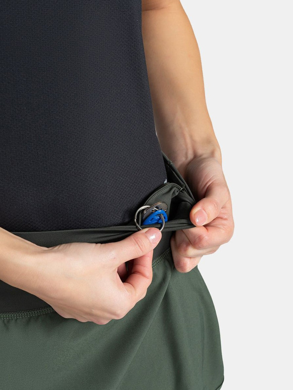 Kilpi Tmavozelená dámska športová sukňa Kilpi Titicaca