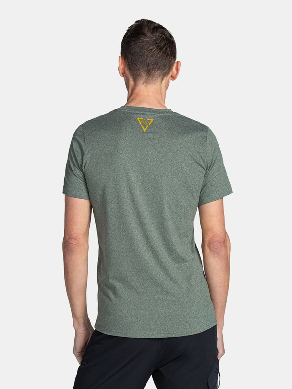 Kilpi Zelené pánske športové tričko s potlačou Kilpi LISMAIN