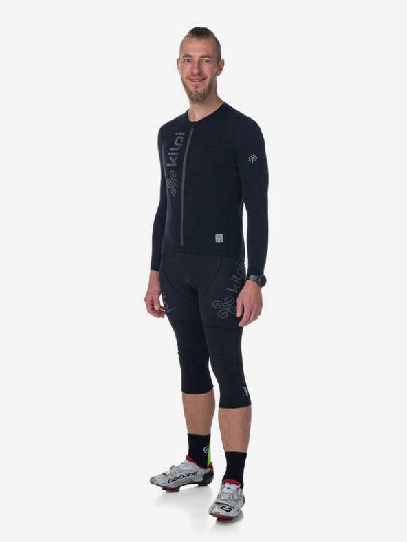 Kilpi Čierne pánske cyklistické legíny Kilpi ARENAL