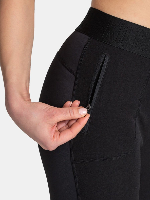 Kilpi Čierne dámske športové legíny Kilpi LISBROCK