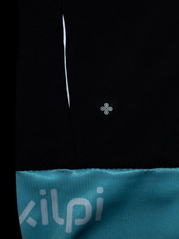 Kilpi Tyrkysovo-čierne pánske cyklistické šortky Kilpi MURIA