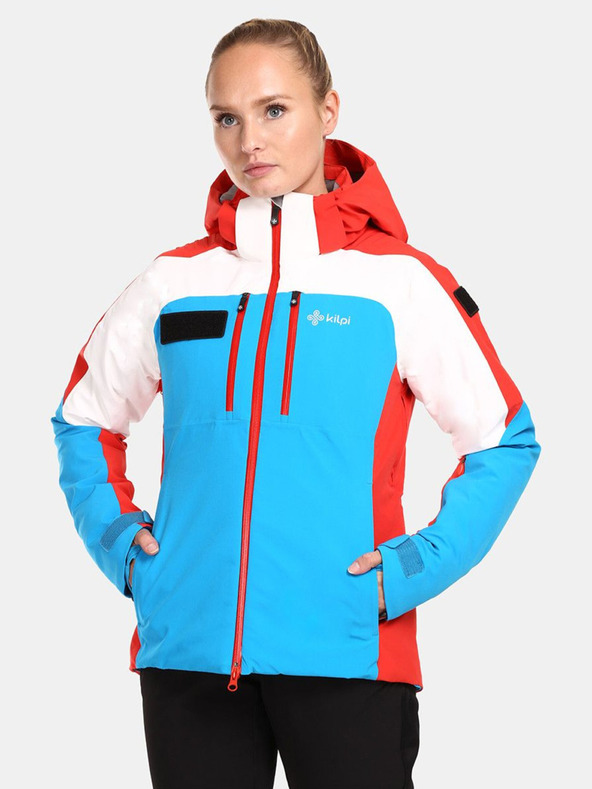 Kilpi Červeno-modrá dámska lyžiarska bunda Kilpi DEXEN-W