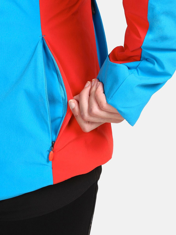 Kilpi Červeno-modrá dámska lyžiarska bunda Kilpi DEXEN-W