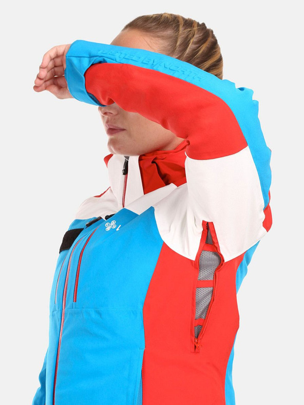 Kilpi Červeno-modrá dámska lyžiarska bunda Kilpi DEXEN-W