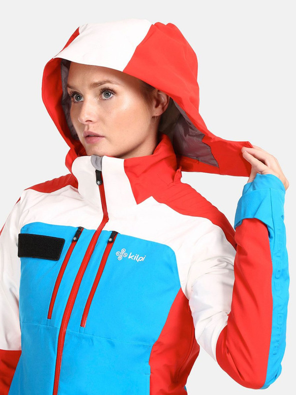 Kilpi Červeno-modrá dámska lyžiarska bunda Kilpi DEXEN-W