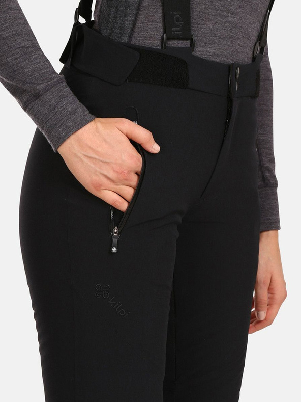 Kilpi Čierne dámske lyžiarske nohavice Kilpi RAVEL