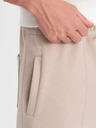Ombre Clothing Béžové pánske tepláky Ombre Clothing CARROT