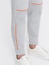 Ombre Clothing Svetlošedé pánske tepláky Ombre Clothing