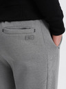 Ombre Clothing Šedé pánske tepláky Ombre Clothing