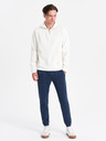 Ombre Clothing Tmavomodré pánske tepláky Ombre Clothing CARROT