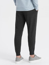 Ombre Clothing Tmavošedé pánske tepláky Ombre Oblečenie